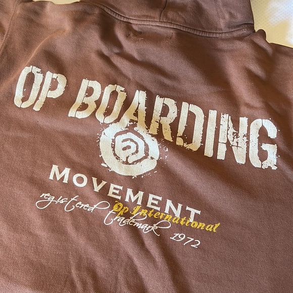 Ocean Pacific Hoodie OP Boarding Vintage Retro Y2K - Picture 7 of 7